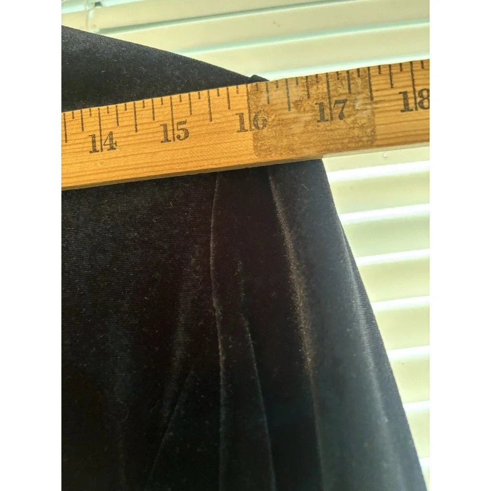 Ronnie Nicole‎ Med Velvet Black Jacket Satin Bow Snap Front Party Sp Occasion